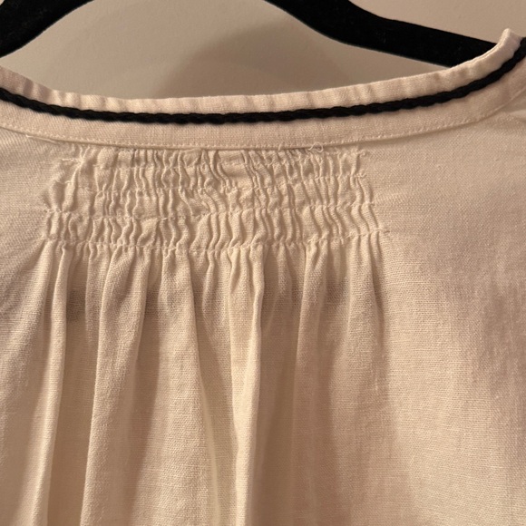 Zara Ivory Tassel Blouse - Picture 3 of 4